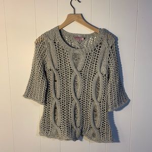 Hand knit sweater
